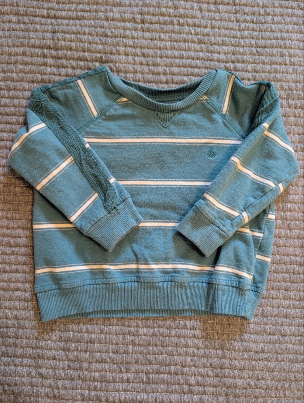 Volcom Striped Crewneck Sweatshirt, 2T